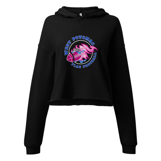 Performance | Cropped Hoodie | West Potomac Flag Football | Crest Logo