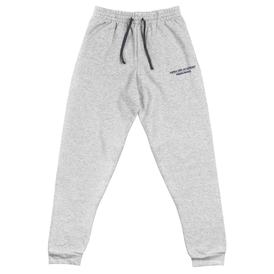 Performance | Embroidered Joggers | Arma Dei Academy Preschool | Script Logo