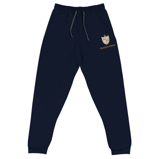 Performance | Embroidered Joggers | Arma Dei Academy Track and Field | Shield Logo