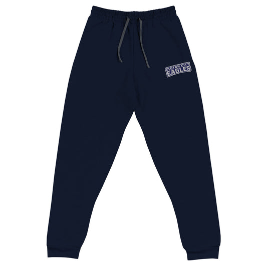 Performance | Embroidered Joggers | Clutch City College Prep | Shield Logo