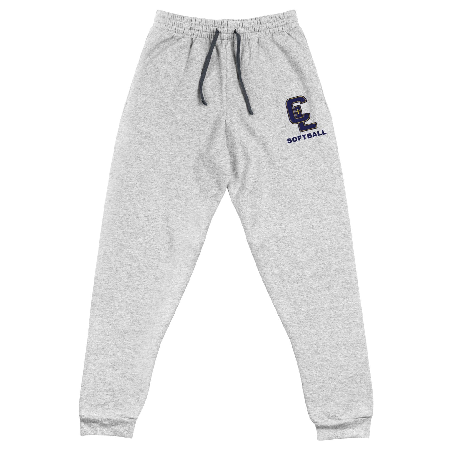 Performance | Embroidered Joggers | Crean Lutheran Softball | Navy CL Softball Logo