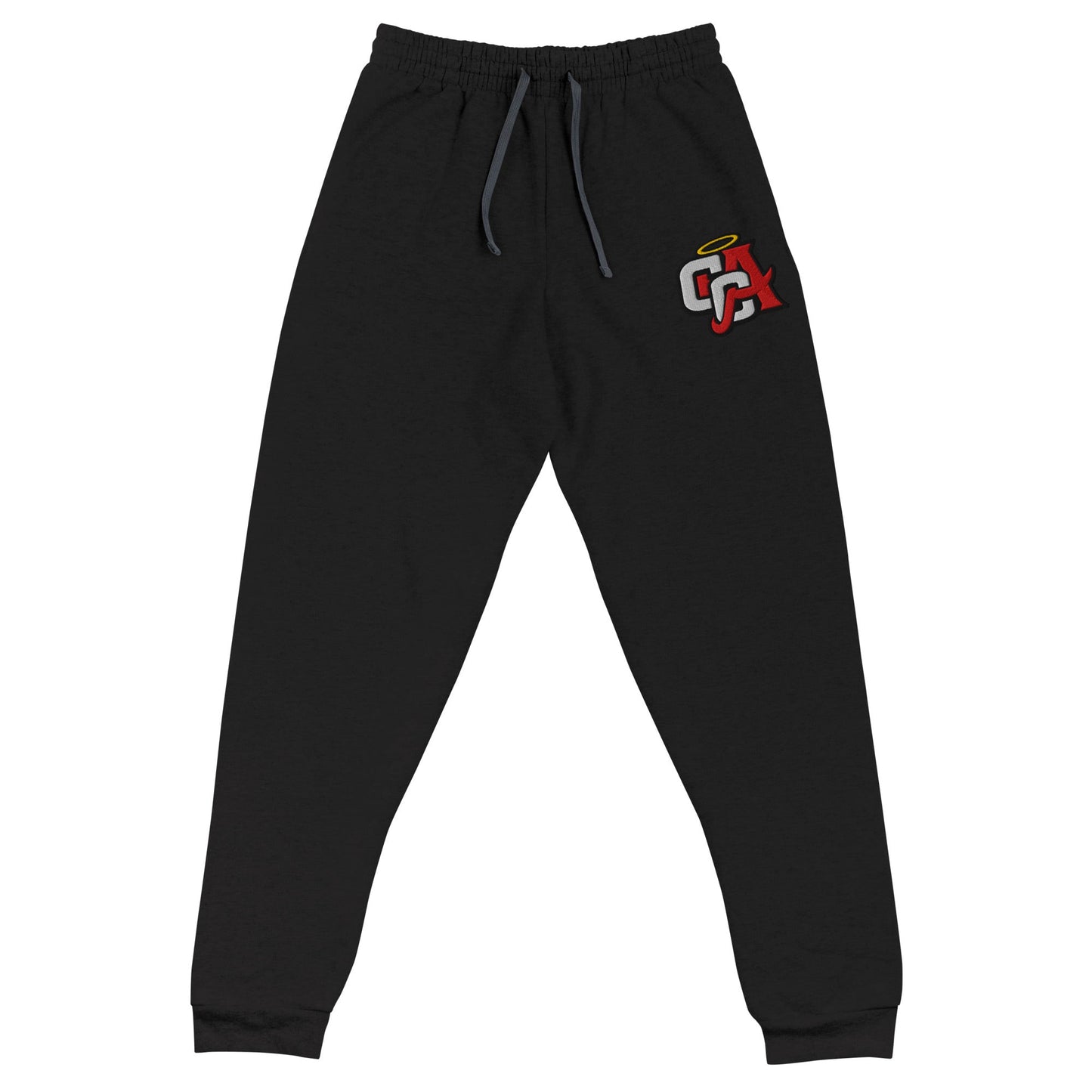 Performance | Embroidered Joggers | Cross City Angels | Angelic Fury Logo