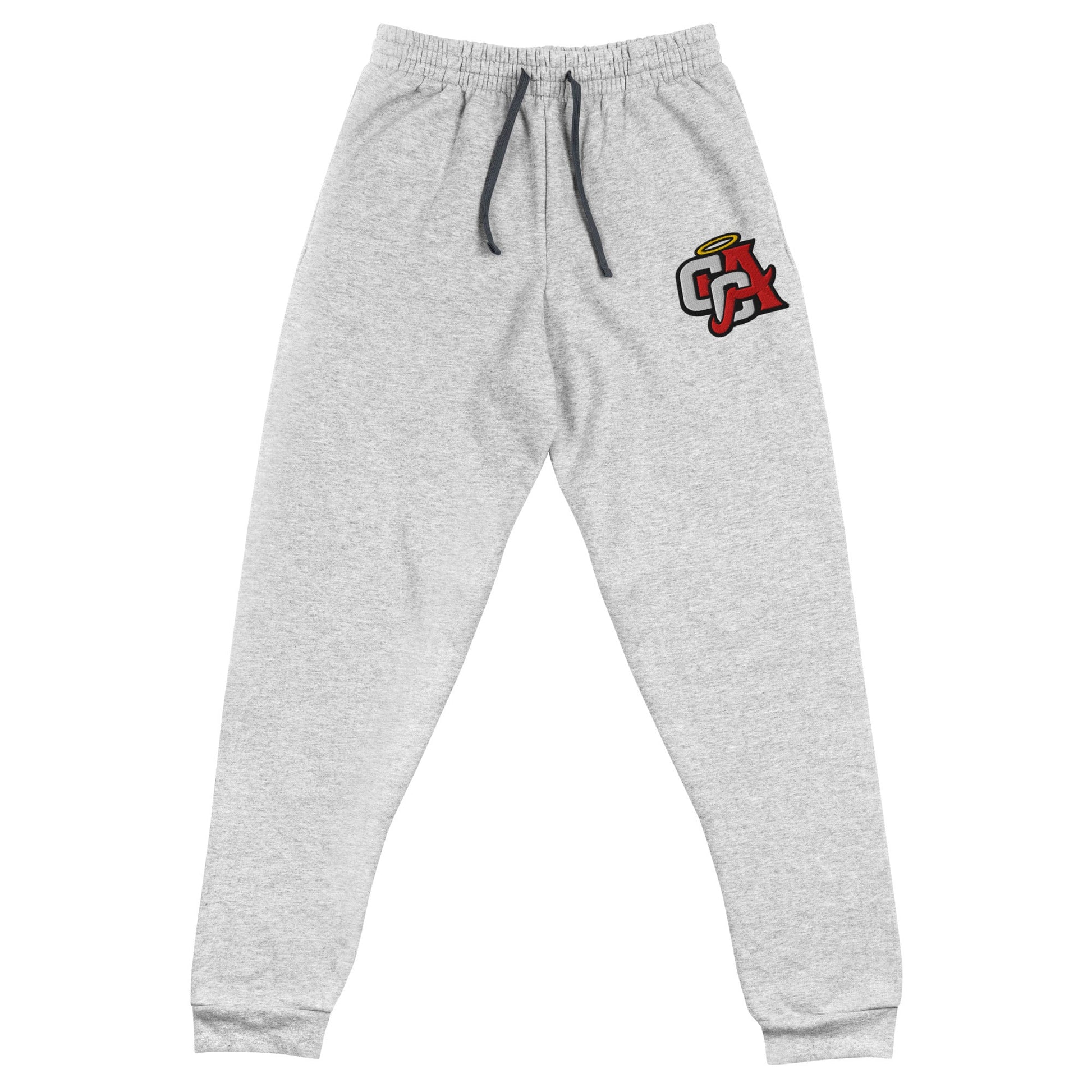 Performance | Embroidered Joggers | Cross City Angels | Angelic Fury Logo
