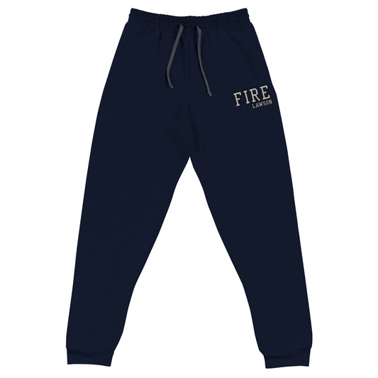 Performance | Embroidered Joggers | Lawson Fire Department | Script Logo