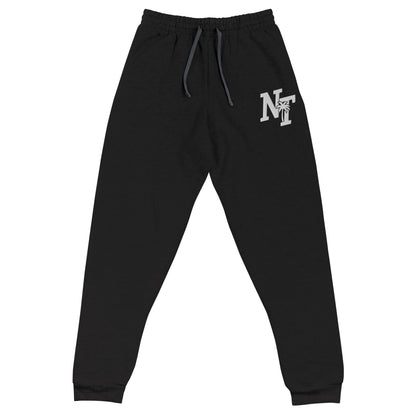 Performance | Embroidered Joggers | Naples Tide | NT Lettermark Logo