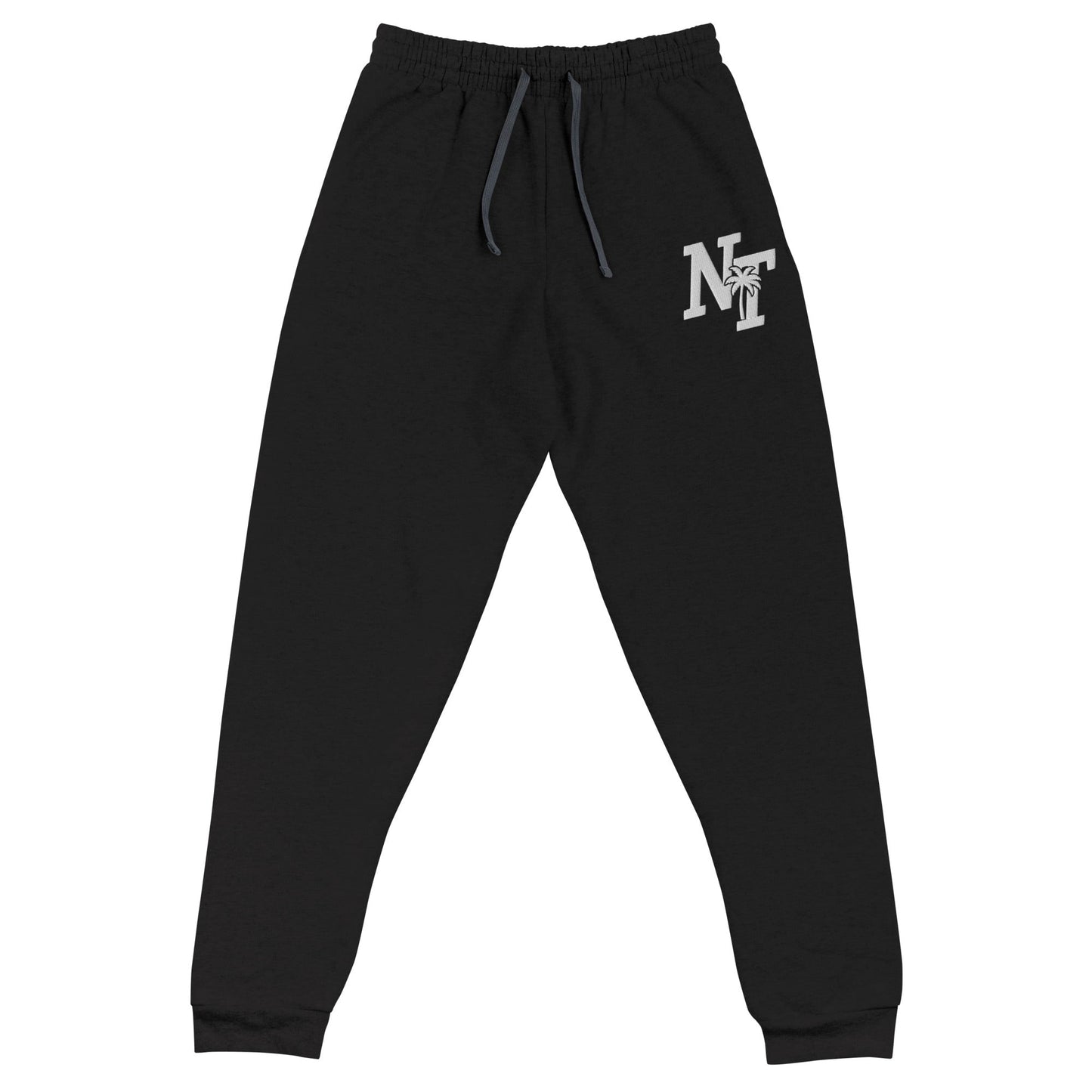 Performance | Embroidered Joggers | Naples Tide | NT Lettermark Logo