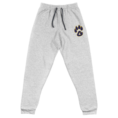 Performance | Embroidered Joggers | Rutherford County Grizzlies Football | Paw Print Logo