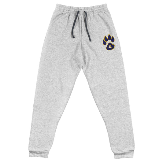 Performance | Embroidered Joggers | Rutherford County Grizzlies Football | Paw Print Logo
