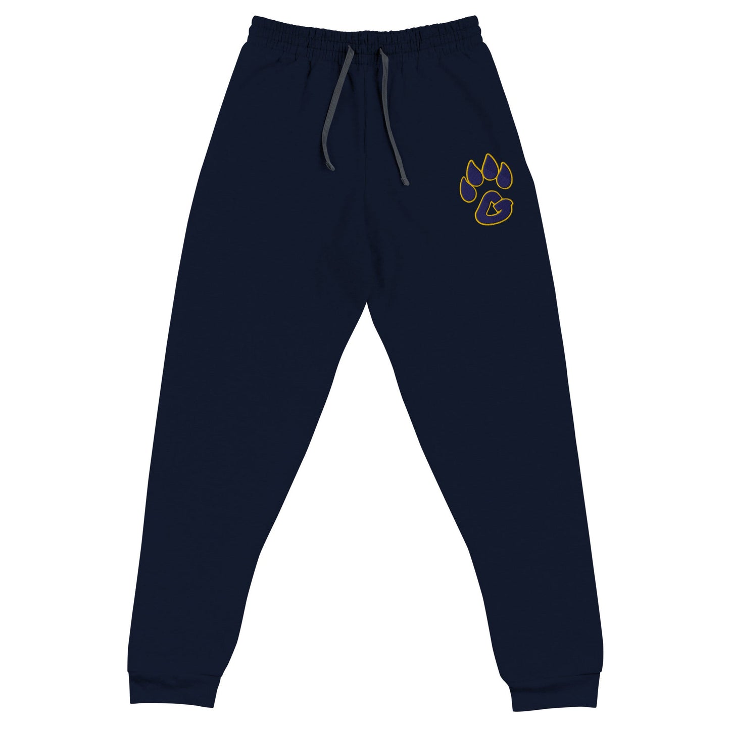 Performance | Embroidered Joggers | Rutherford County Grizzlies Football | Paw Print Logo