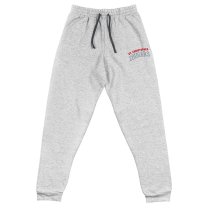 Performance | Embroidered Joggers | St. Christopher Cougars | Classic Logo