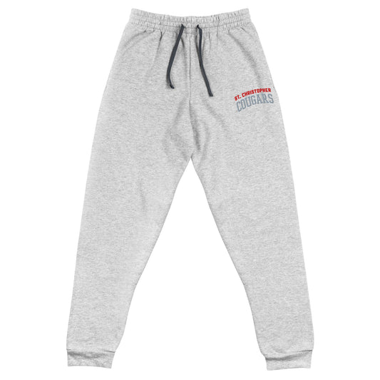 Performance | Embroidered Joggers | St. Christopher Cougars | Classic Logo