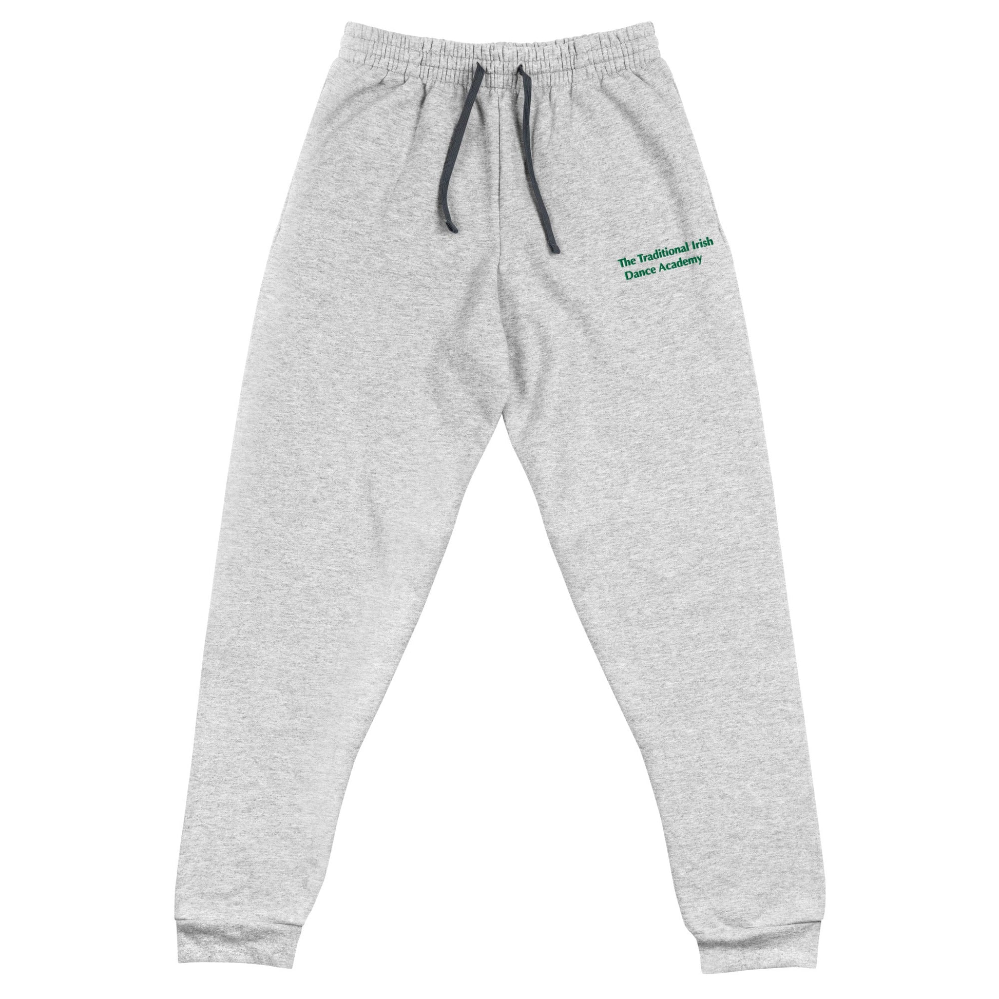 Performance | Embroidered Joggers | The Traditional Irish Dance Academy | Logo