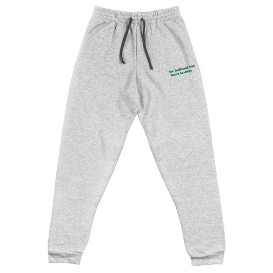 Performance | Embroidered Joggers | The Traditional Irish Dance Academy | Logo