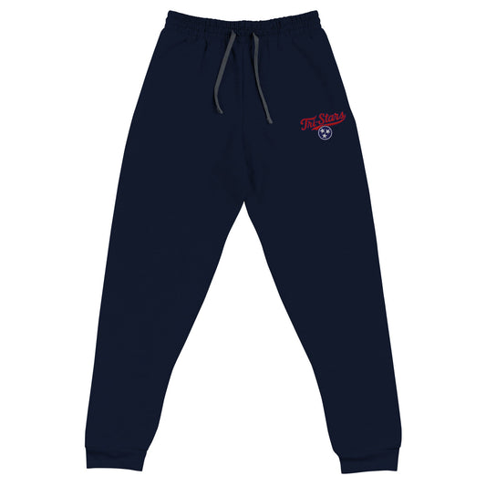 Performance | Embroidered Joggers | Tri - Stars | 3 Stars Logo
