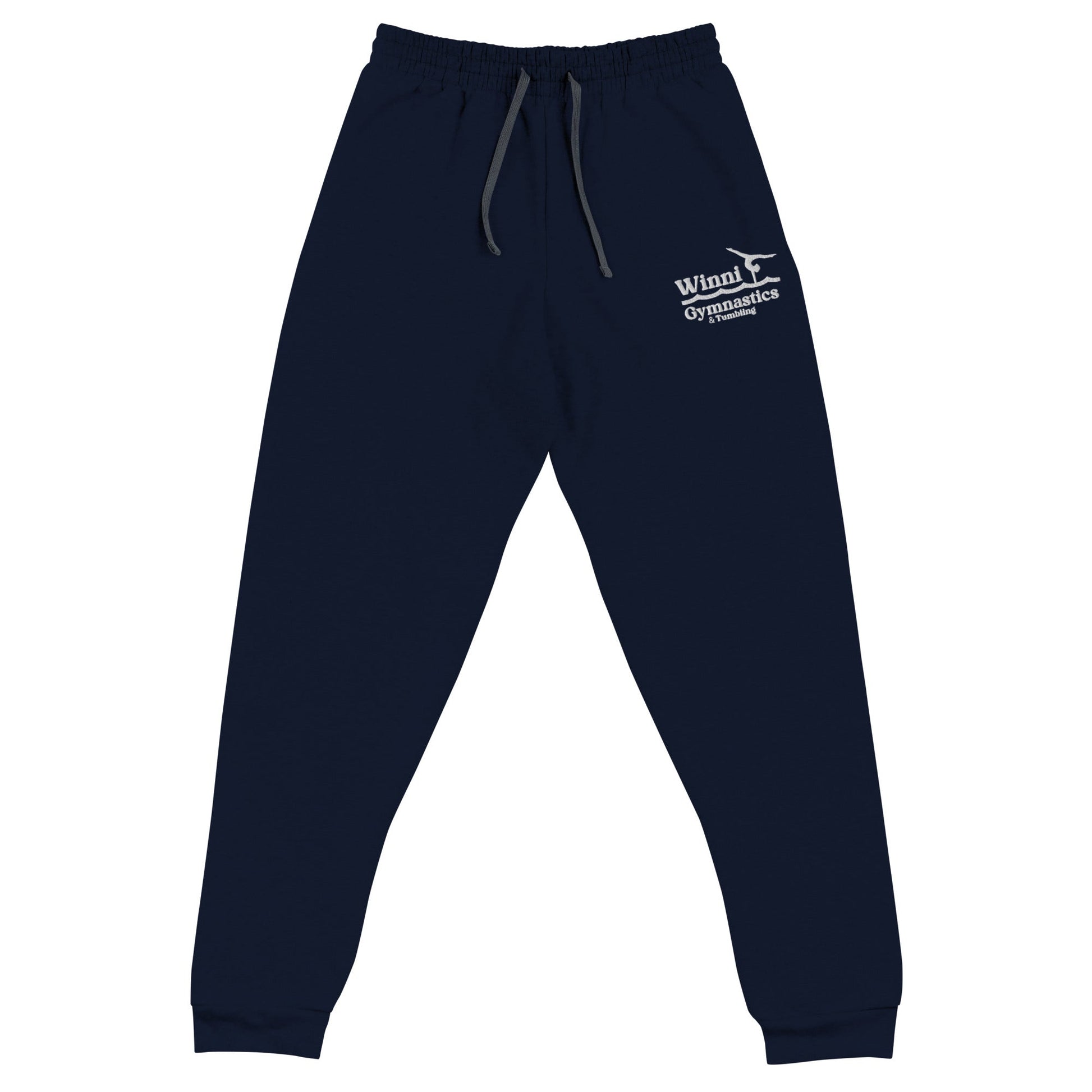 Performance | Embroidered Joggers | Winni Gymnastics | Tumbling Logo