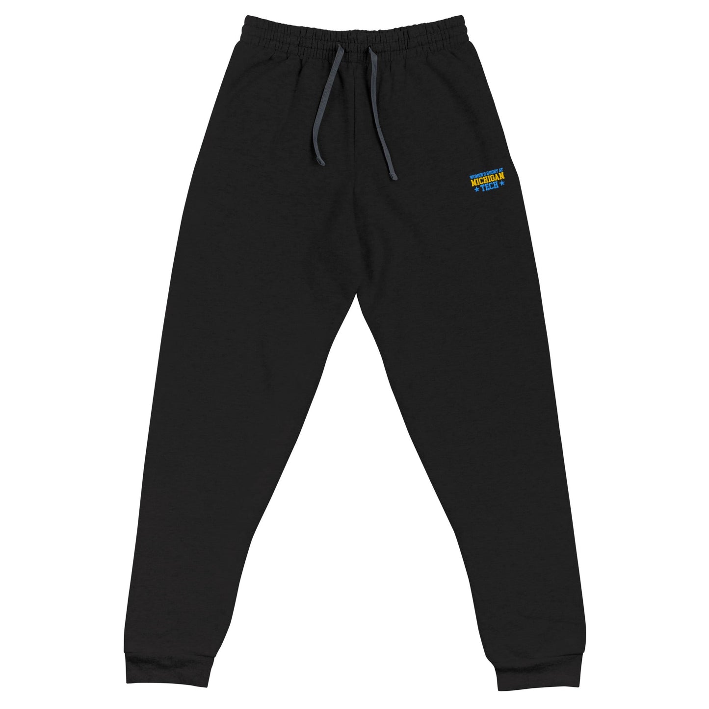 Performance | Embroidered Joggers | Women’s Rugby at Michigan Tech | Varsity Crest Logo