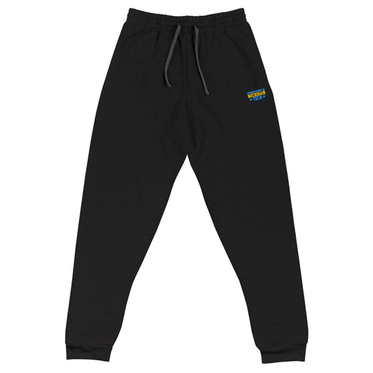 Performance | Embroidered Joggers | Women’s Rugby at Michigan Tech | Varsity Crest Logo