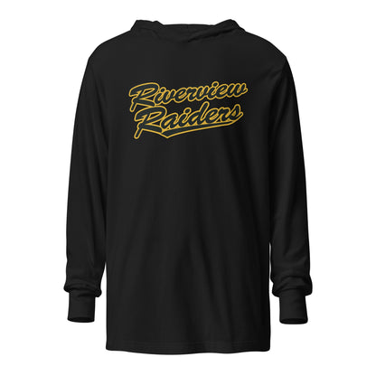 Performance | Hooded Long Sleeve T Shirt | 12U Riverview Raiders | Crest Logo