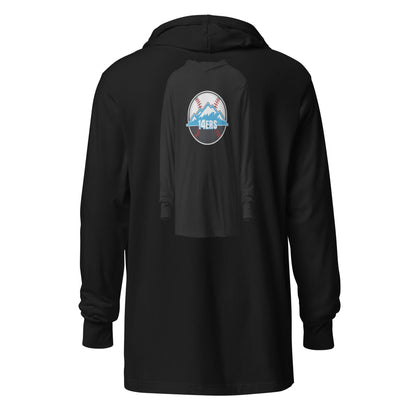 Performance | Hooded Long Sleeve T Shirt | 14ers Baseball | Athletics Logo