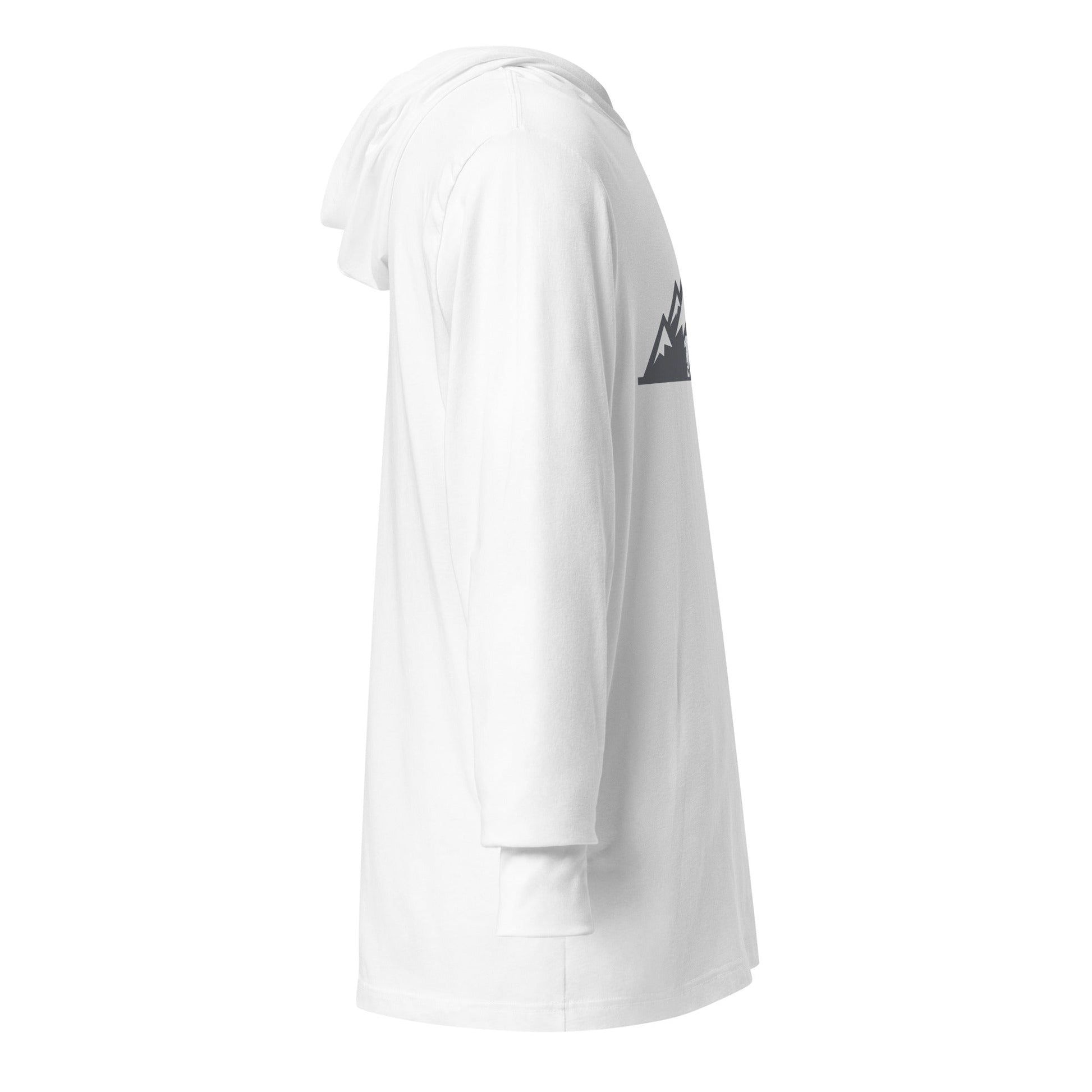 Performance | Hooded Long Sleeve T Shirt | 14ers Baseball | Grey Logo