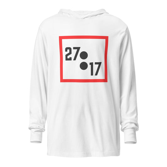 Performance | Hooded Long Sleeve T Shirt | 27:17 | Crest Logo