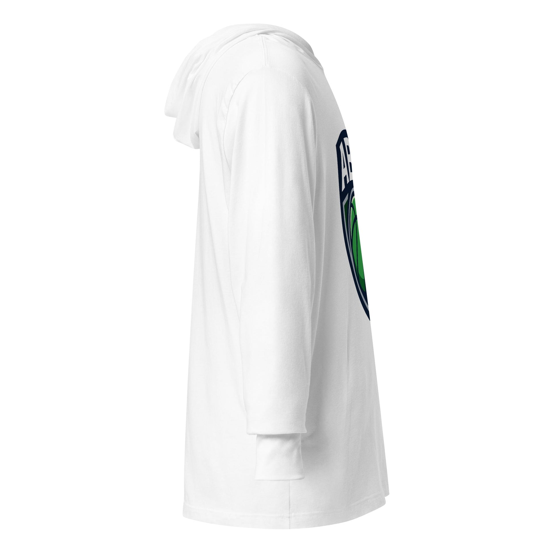 Performance | Hooded Long Sleeve T Shirt | A Better Way Basketball Program | Shield Logo