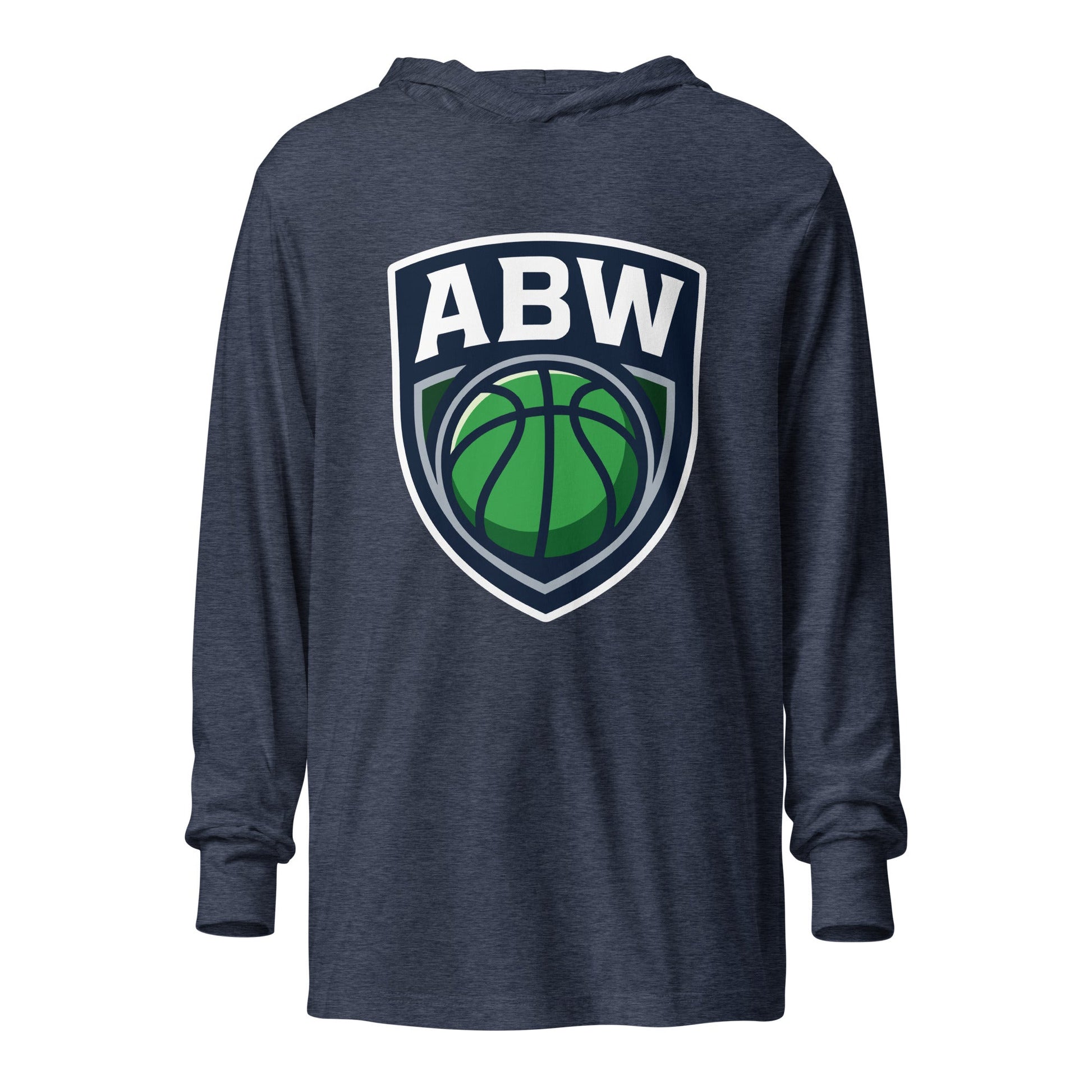 Performance | Hooded Long Sleeve T Shirt | A Better Way Basketball Program | Shield Logo