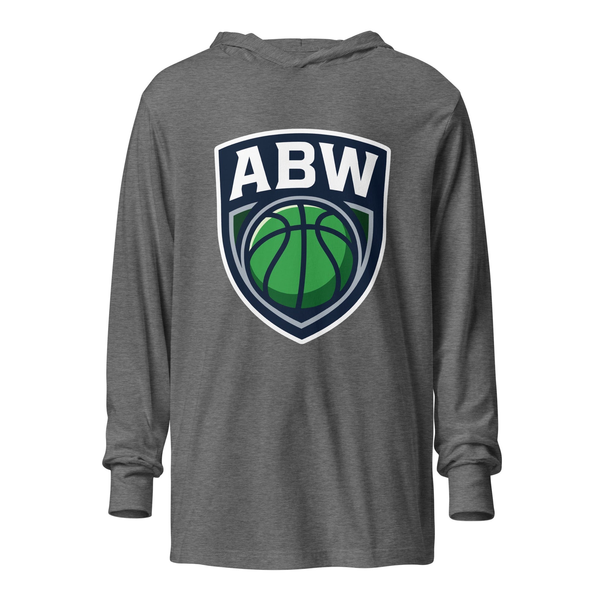 Performance | Hooded Long Sleeve T Shirt | A Better Way Basketball Program | Shield Logo