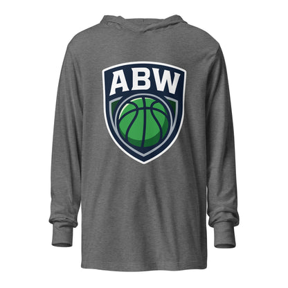 Performance | Hooded Long Sleeve T Shirt | A Better Way Basketball Program | Shield Logo