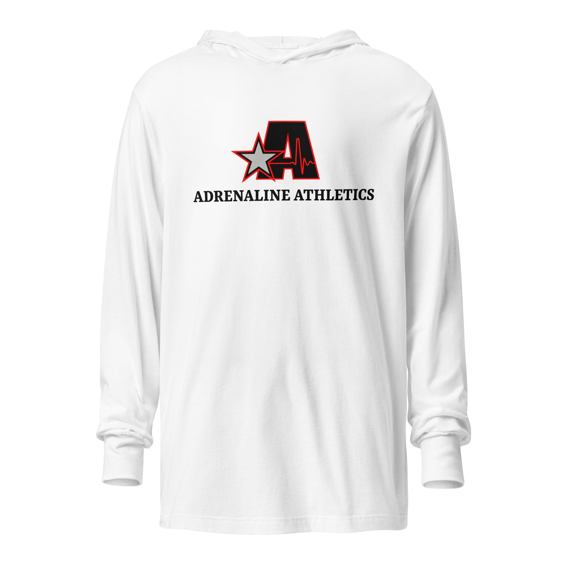 Performance | Hooded Long Sleeve T Shirt | Adrenaline Athletics | Block A Logo