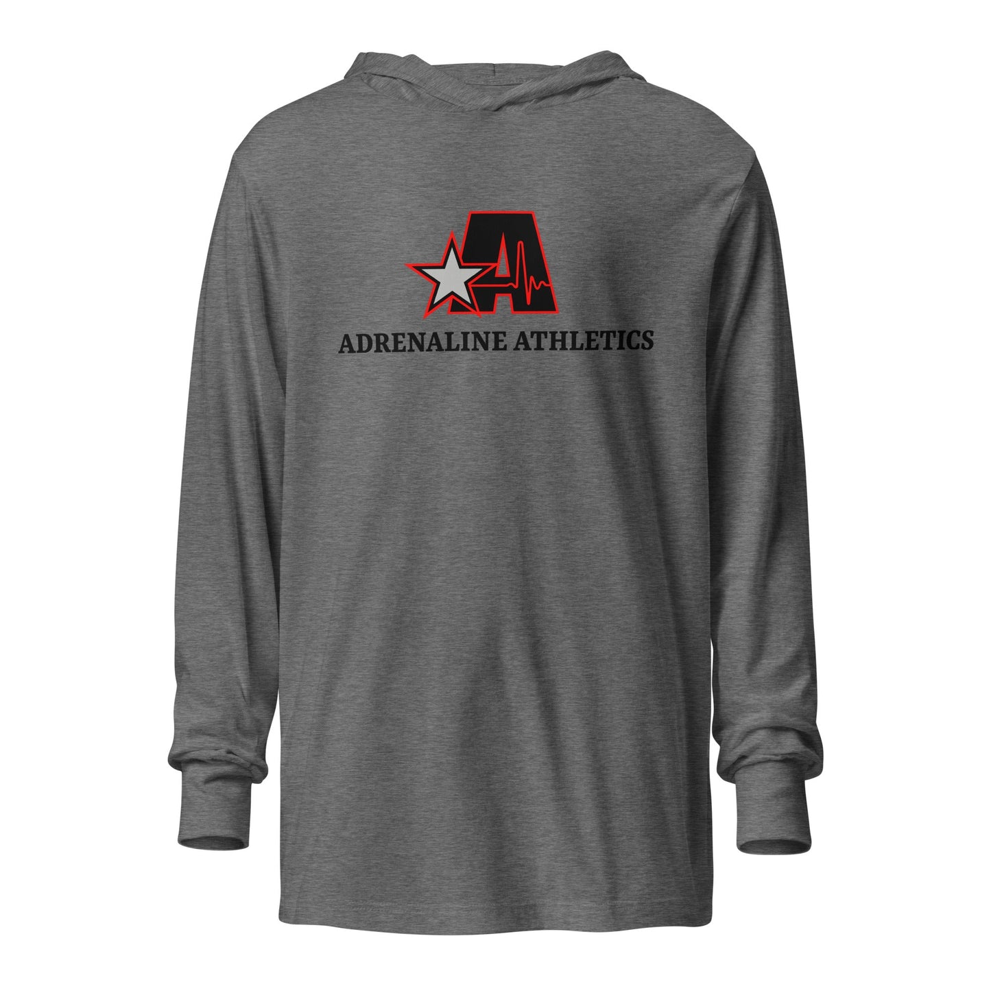 Performance | Hooded Long Sleeve T Shirt | Adrenaline Athletics | Block A Logo