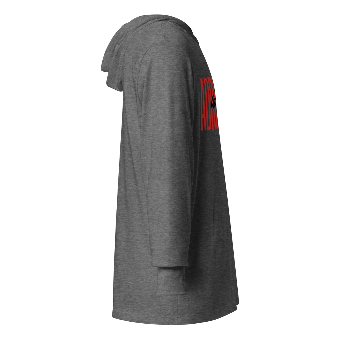 Performance | Hooded Long Sleeve T Shirt | Adrenaline Athletics | Script Logo