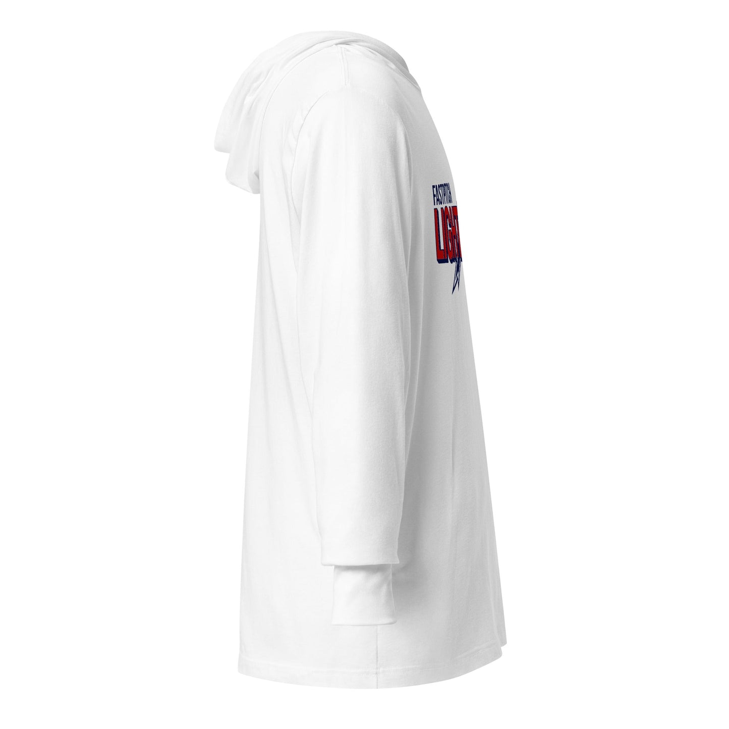 Performance | Hooded Long Sleeve T Shirt | Amherst Lightning Softball | Lightning Logo