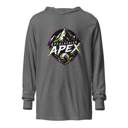 Performance | Hooded Long Sleeve T Shirt | Appalachian Apex | Summit Emblem Logo
