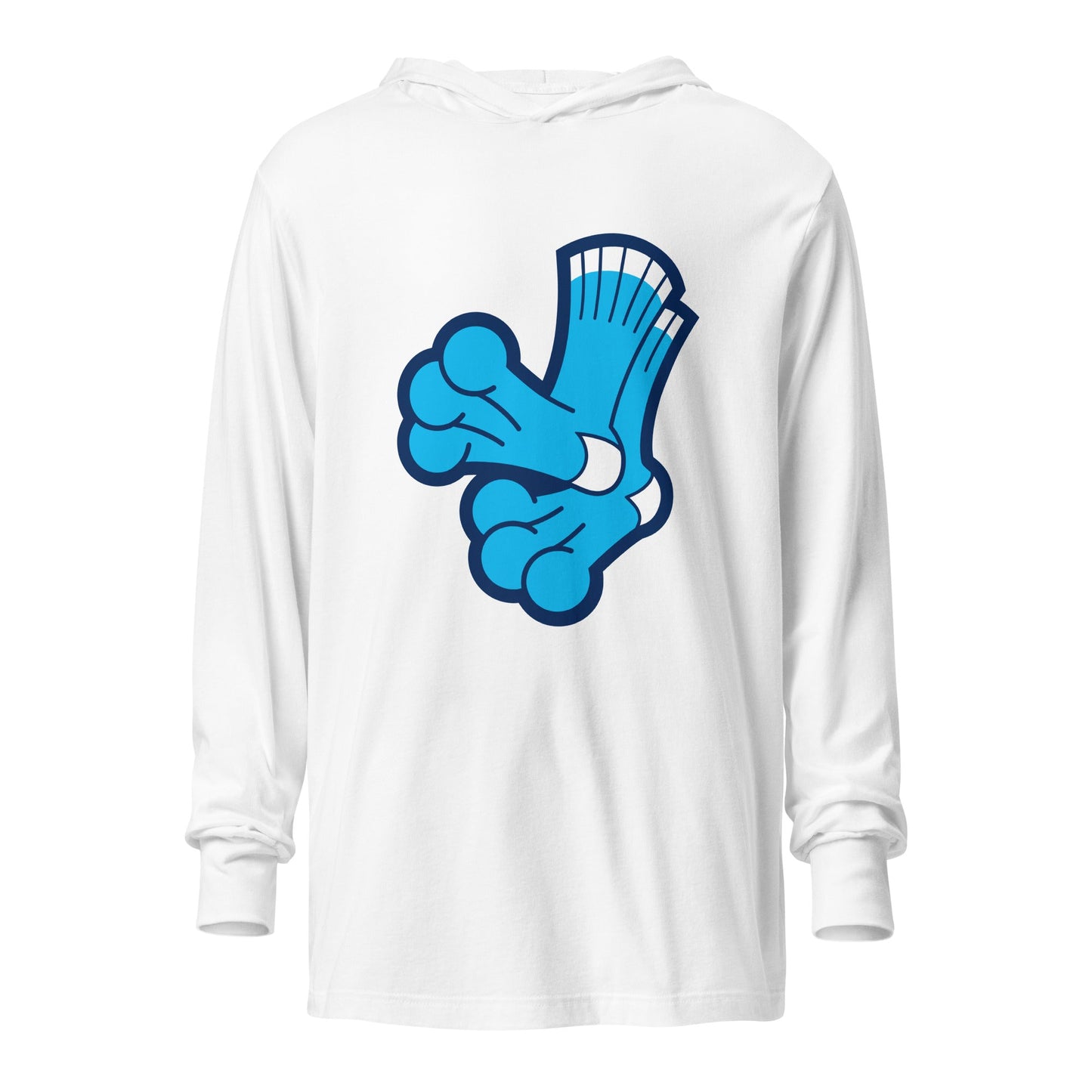 Performance | Hooded Long Sleeve T Shirt | Aquasox Softball | Athletic Sock Logo