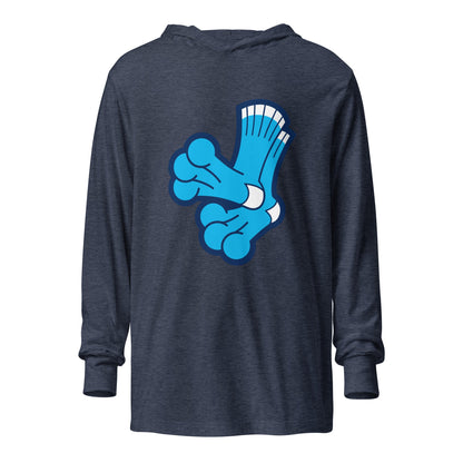Performance | Hooded Long Sleeve T Shirt | Aquasox Softball | Athletic Sock Logo