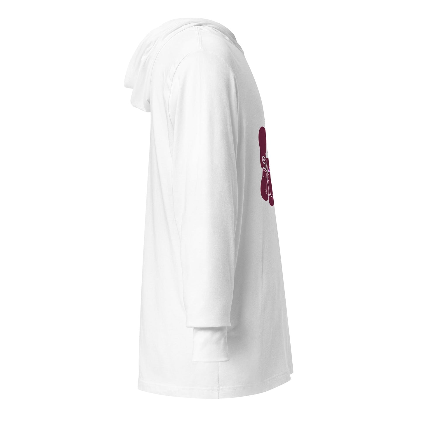 Performance | Hooded Long Sleeve T Shirt | Aquinas Li’l Irish Boxing | AQ Shamrock Logo