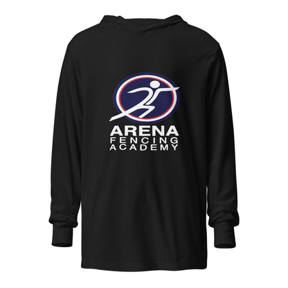 Performance | Hooded Long Sleeve T Shirt | ARENA | AFA White Logo