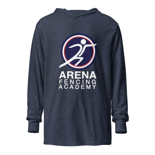 Performance | Hooded Long Sleeve T Shirt | ARENA | AFA White Logo