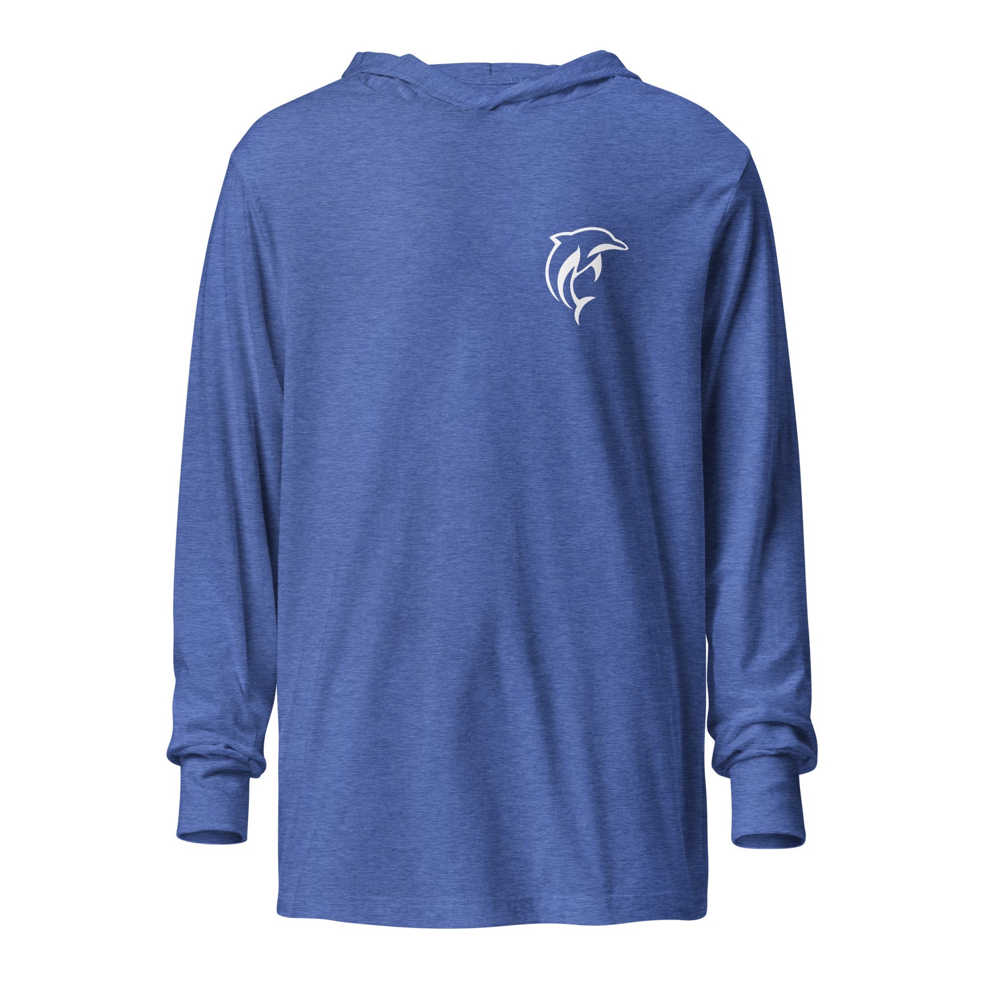 Performance | Hooded Long Sleeve T Shirt | Arizona Dolphins Swim Team | Mascot Logo
