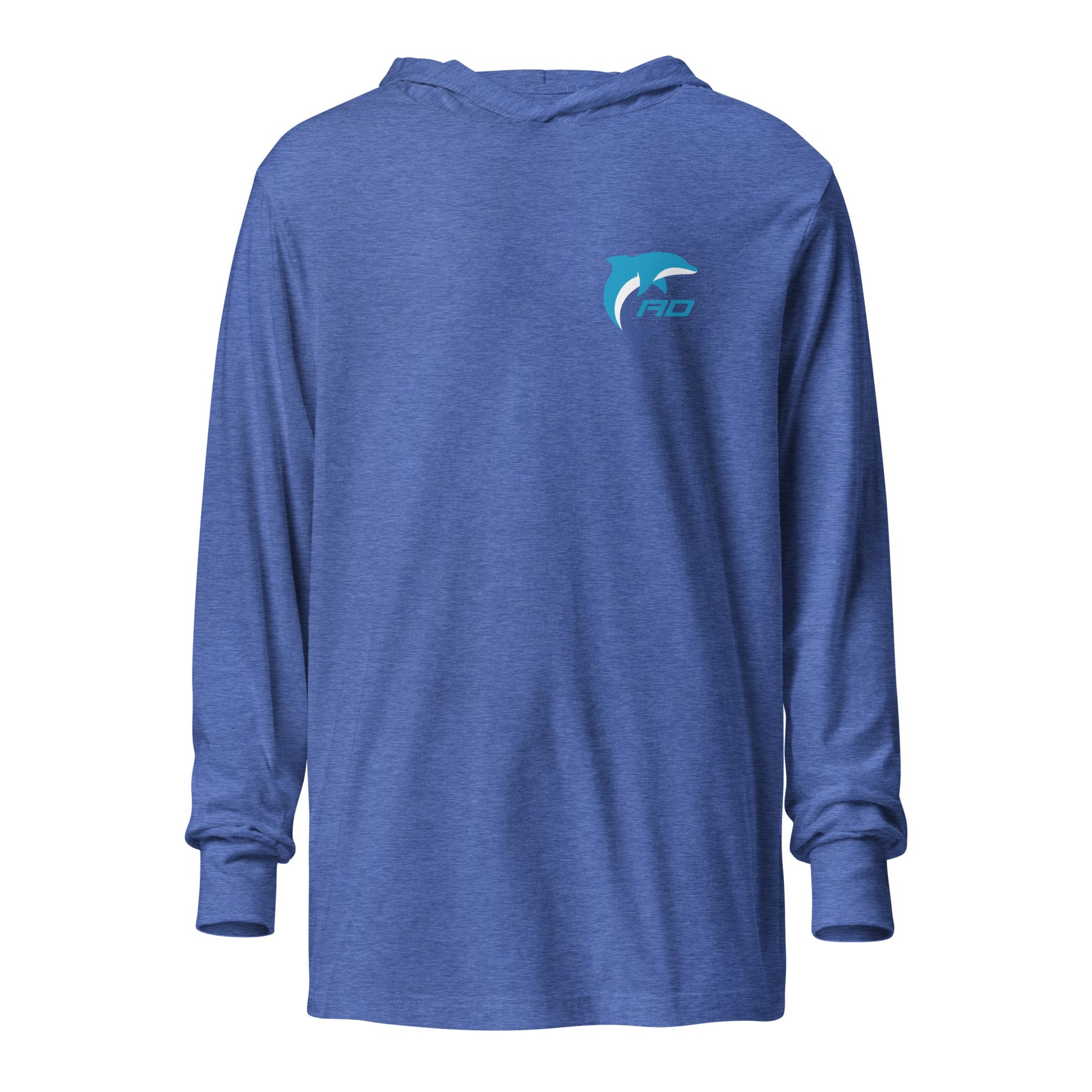 Performance | Hooded Long Sleeve T Shirt | Arizona Dolphins Swim Team | RD Emblem Logo