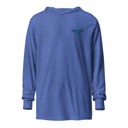 Performance | Hooded Long Sleeve T Shirt | Arizona Lady Lions | Evie Tate Logo