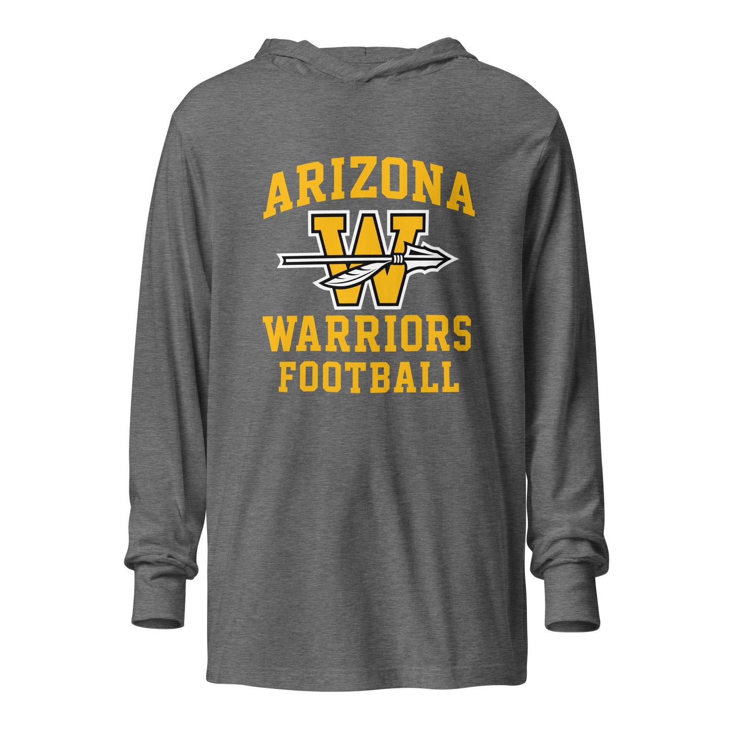 Performance | Hooded Long Sleeve T Shirt | Arizona Warriors Prep Academy | Alt Logo