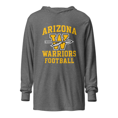 Performance | Hooded Long Sleeve T Shirt | Arizona Warriors Prep Academy | Alt Logo
