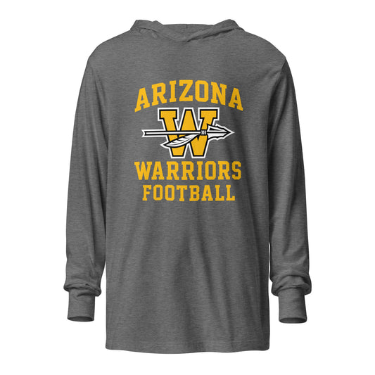 Performance | Hooded Long Sleeve T Shirt | Arizona Warriors Prep Academy | Alt Logo