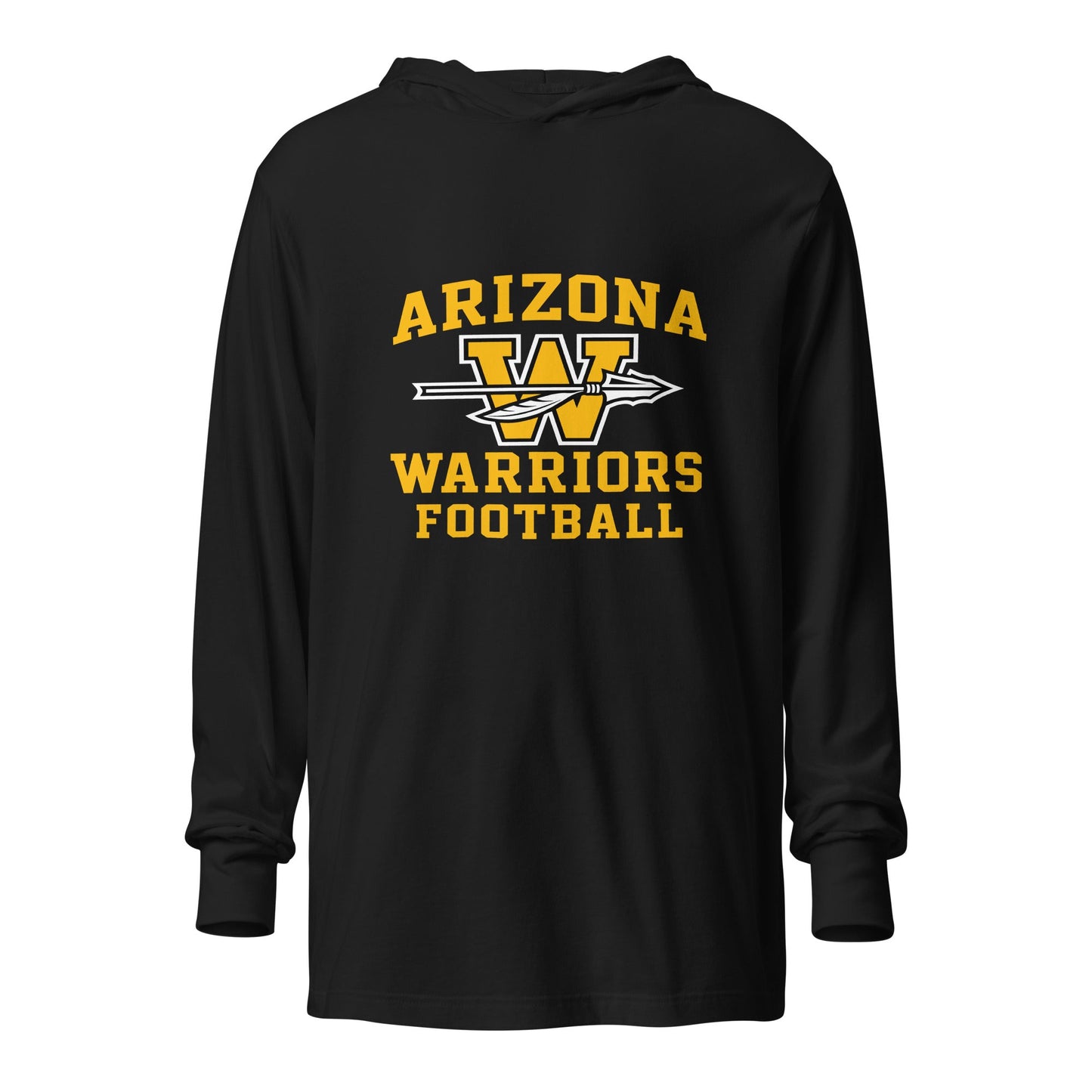Performance | Hooded Long Sleeve T Shirt | Arizona Warriors Prep Academy | Alt Logo