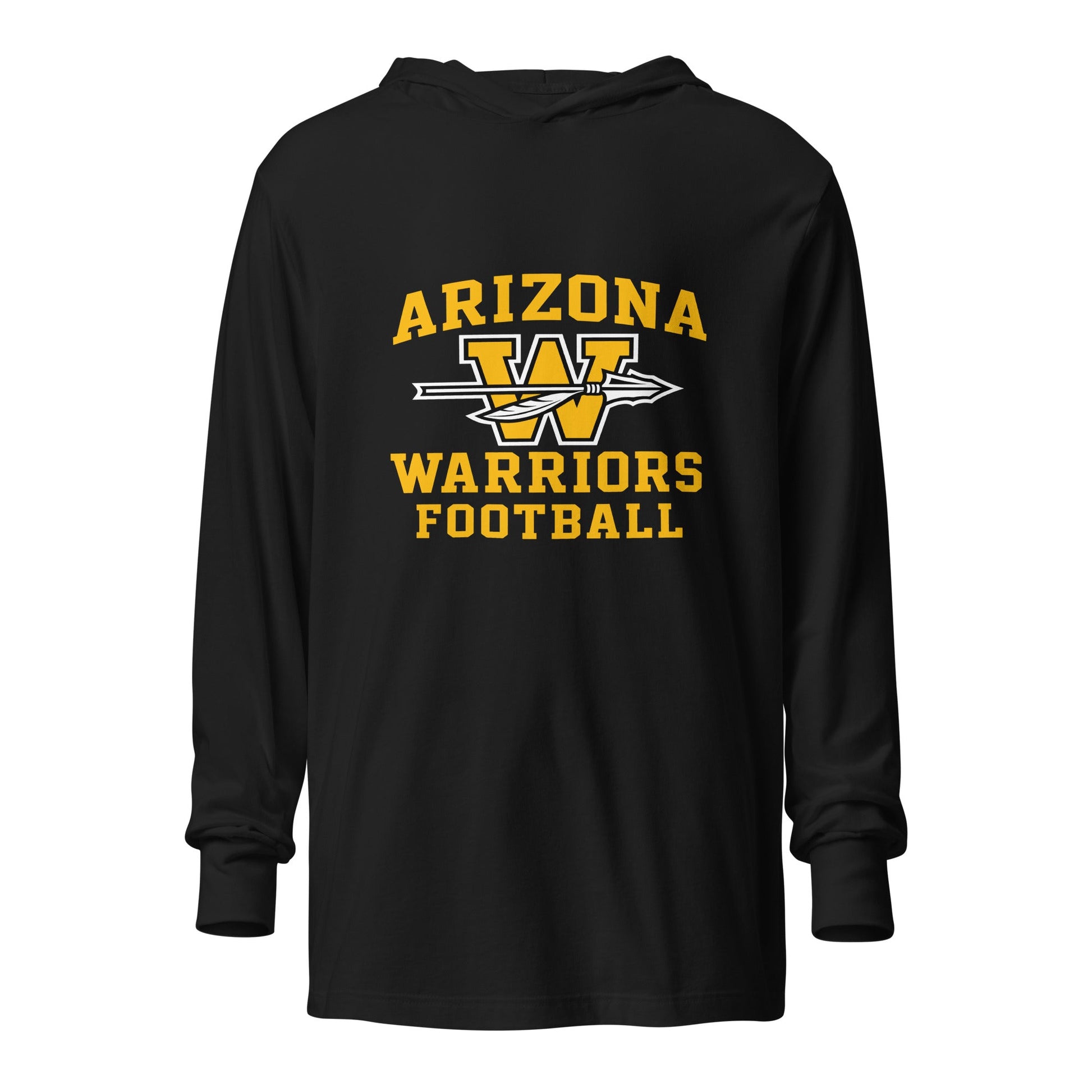 Performance | Hooded Long Sleeve T Shirt | Arizona Warriors Prep Academy | Alt Logo