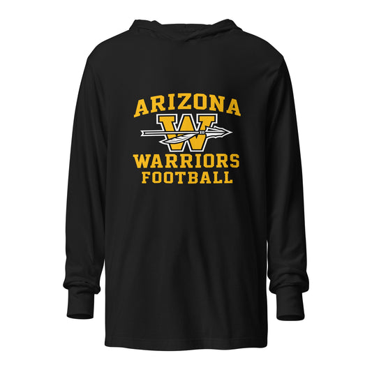 Performance | Hooded Long Sleeve T Shirt | Arizona Warriors Prep Academy | Alt Logo