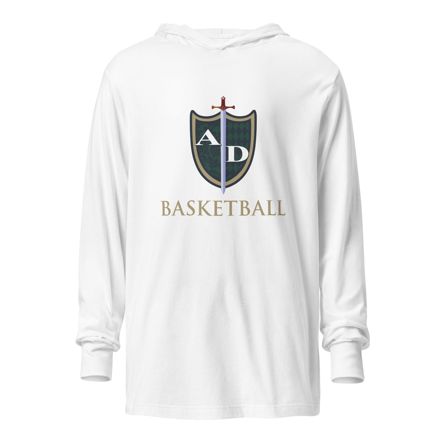 Performance | Hooded Long Sleeve T Shirt | Arma Dei Academy Basketball
