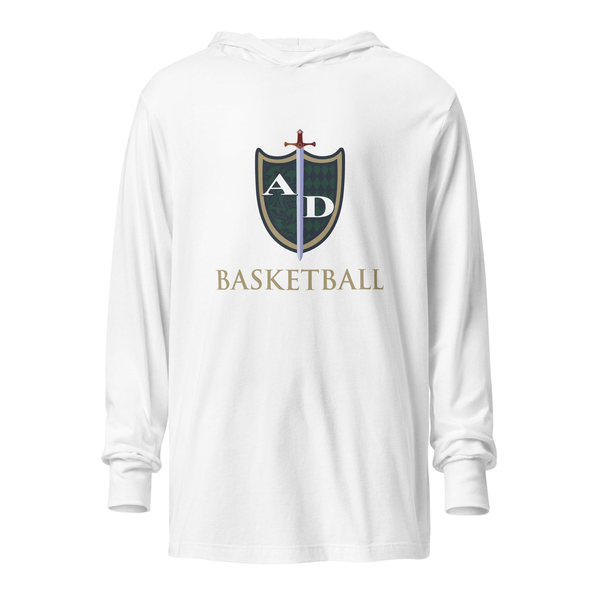 Performance | Hooded Long Sleeve T Shirt | Arma Dei Academy Basketball